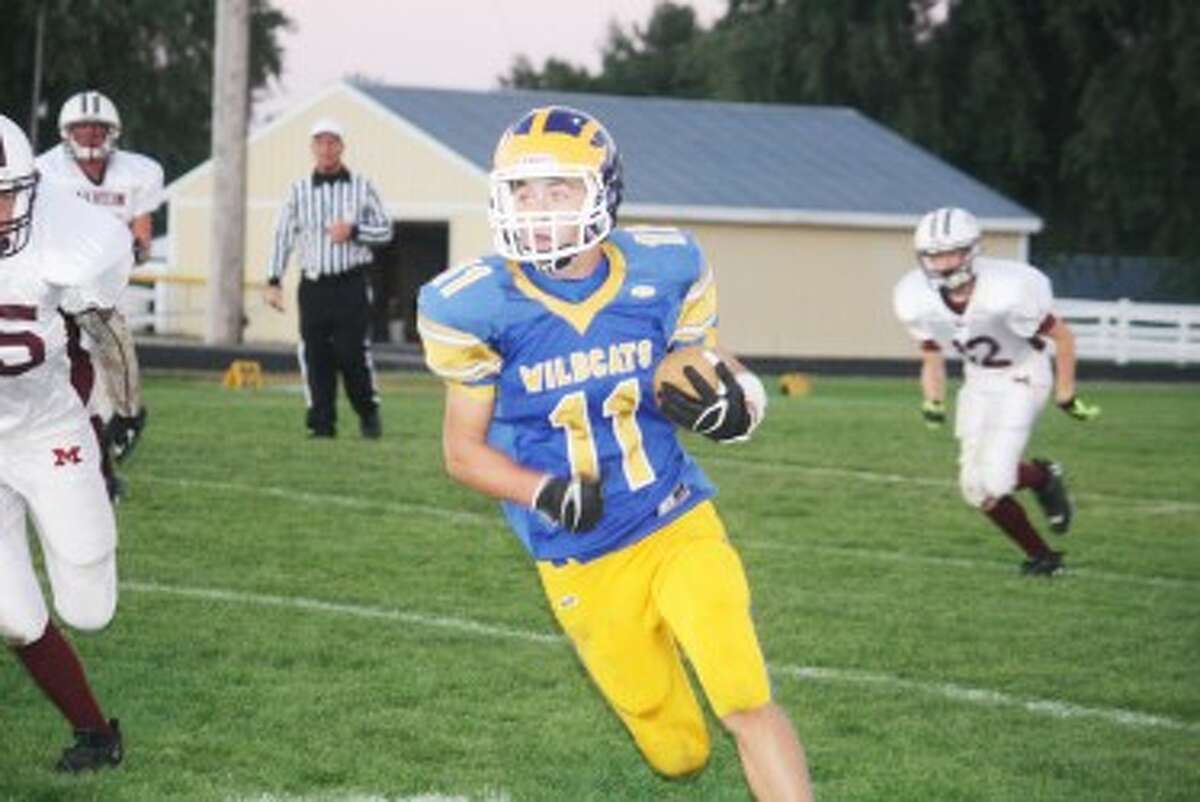 VISION: Evart running back John Danley will look to help his team earn a playoff victory tonight against Carson City. (Herald Review file photo)