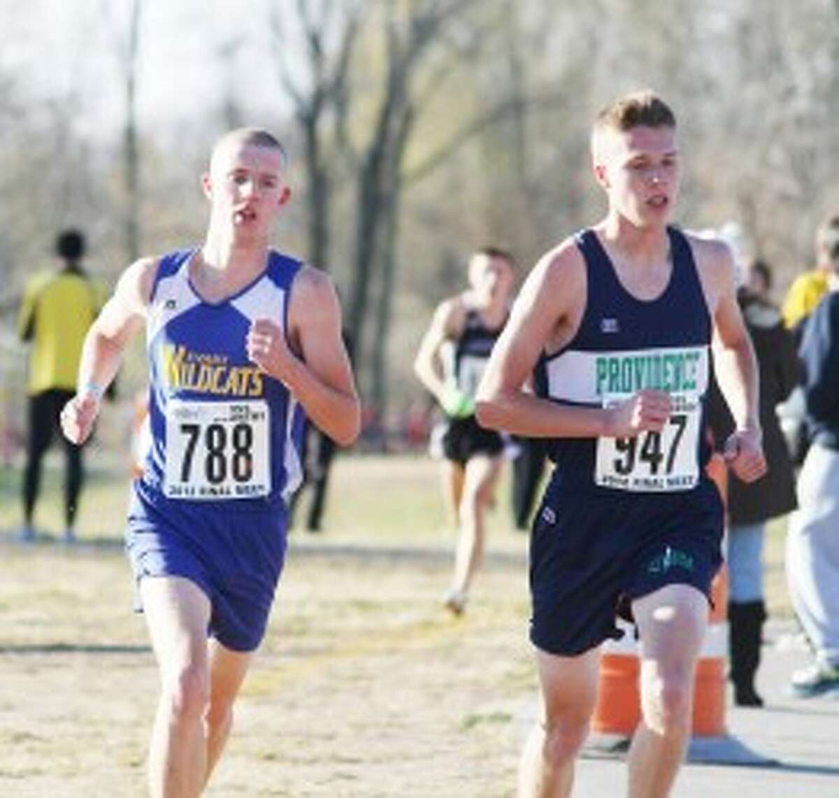 FINAL RUN: Evart’s David Zinger wrapped up his cross country career with a second place finish at the state final. (Pioneer file photo)