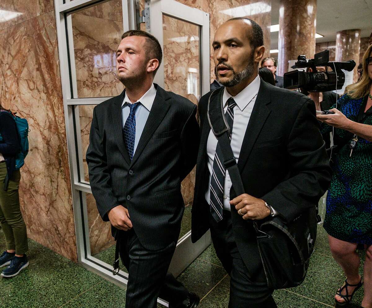 August 19, 2019 - Austin James Vincent and his attorney, Deputy public defender Saleem Belbahri arrive at the Hall of Justice Monday morning for Mr. Vincent�s court appearance. Vincent allegedly attacked 26-year old Paneez Kosarian as she tried to enter the Watermark condominium lobby at 510 Beale St. early Aug. 11. Investigators are looking into whether Austin James Vincent may be involved in two other criminal cases after victims came forward and said they recognized the 25-year-old�s mugshot publicized last week. Vincent surrendered to San Francisco police on a $100,000 arrest warrant when he appeared for a 9 a.m. hearing in San Francisco Superior Court.