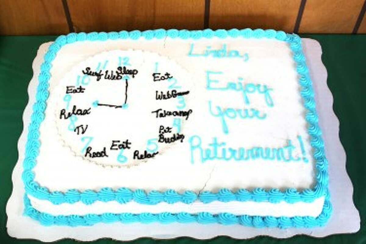 PARTY: Co-workers planned a retirement party for Linda Backus, who retired as the probate register for Osceola County.