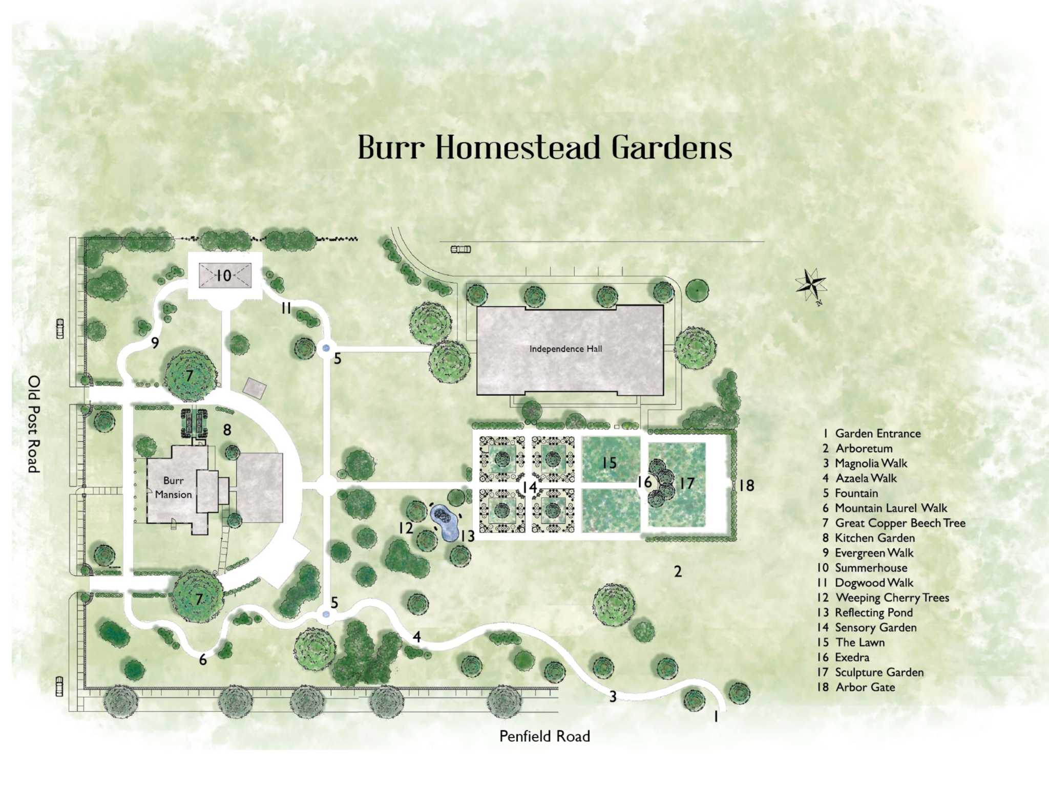 Renovations to update Fairfield’s Burr Homestead Gardens