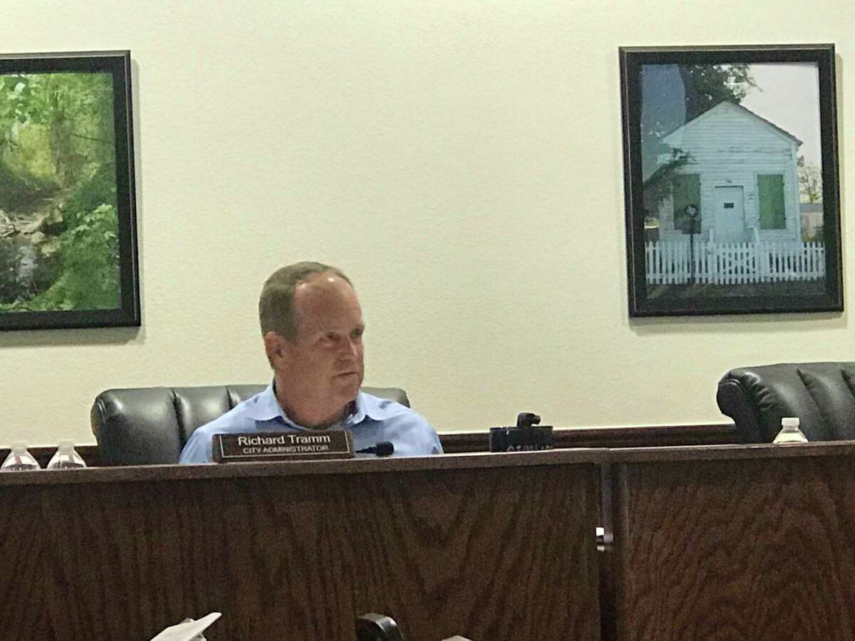 City Administrator Richard Tramm during the council meeting on Tuesday, August 13, 2019 said the new city law aims to stop illegal fishing at Memory Park.