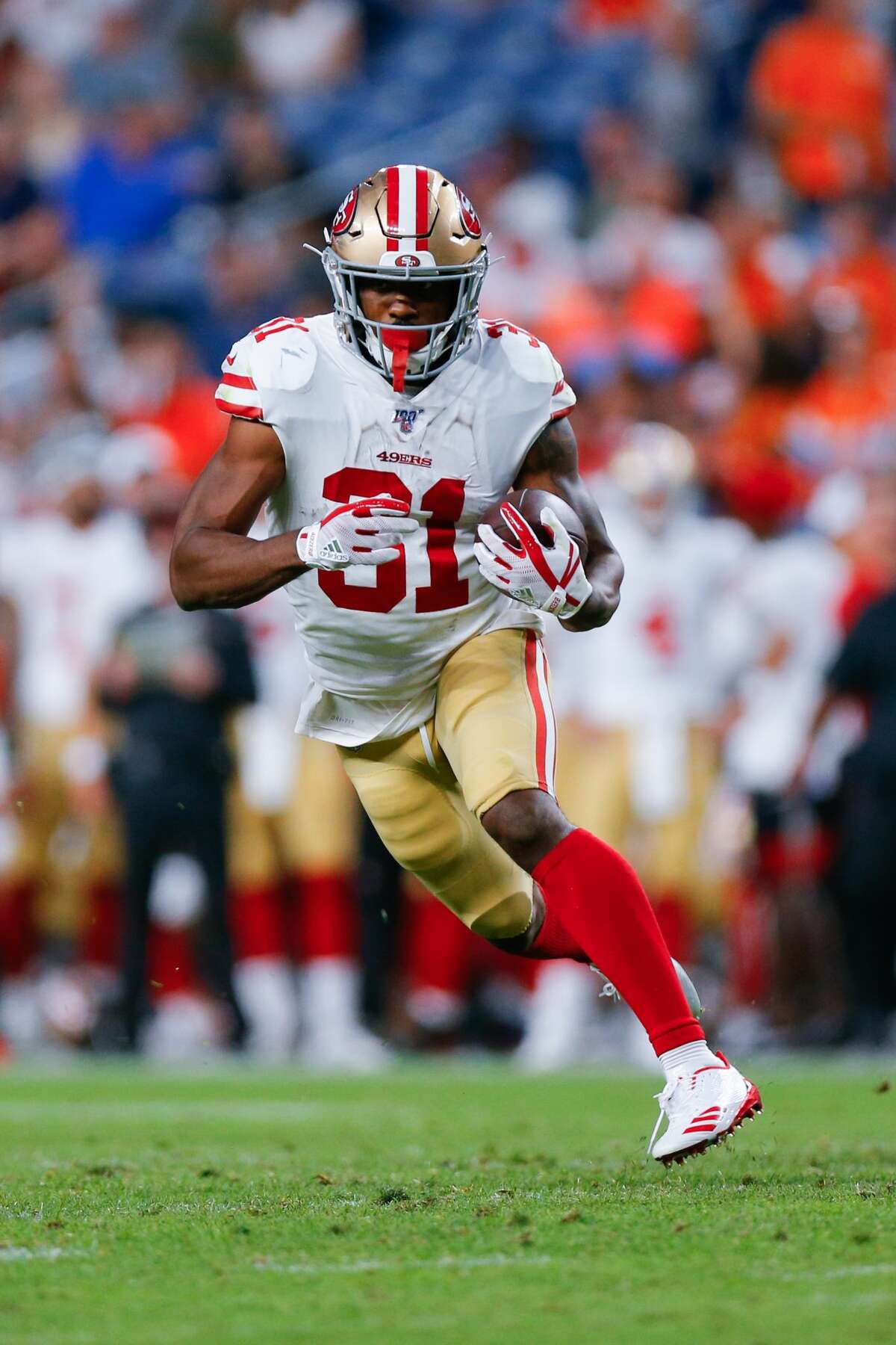 49ers' Raheem Mostert pays tribute to agent's family after touchdown run