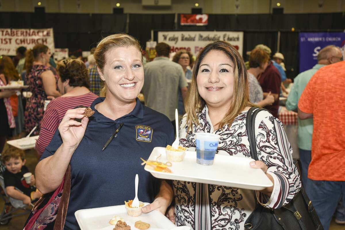 People at the Some Other Places' food tasting in the Beaumont Civic Center on Tuesday. Photo taken on Tuesday, 08/20/19. Ryan Welch/The Enterprise