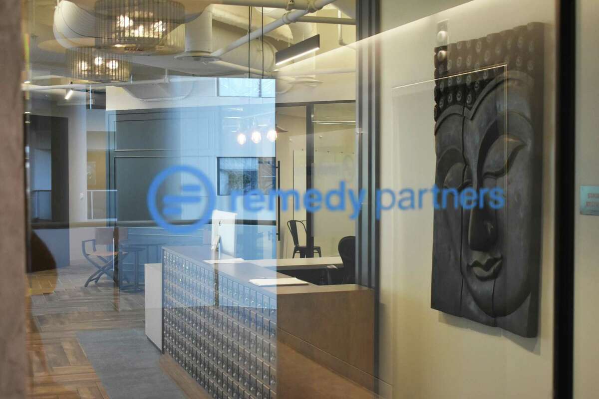 The headquarters office of Remedy Partners at 800 Connecticut Ave. in Norwalk, Conn.