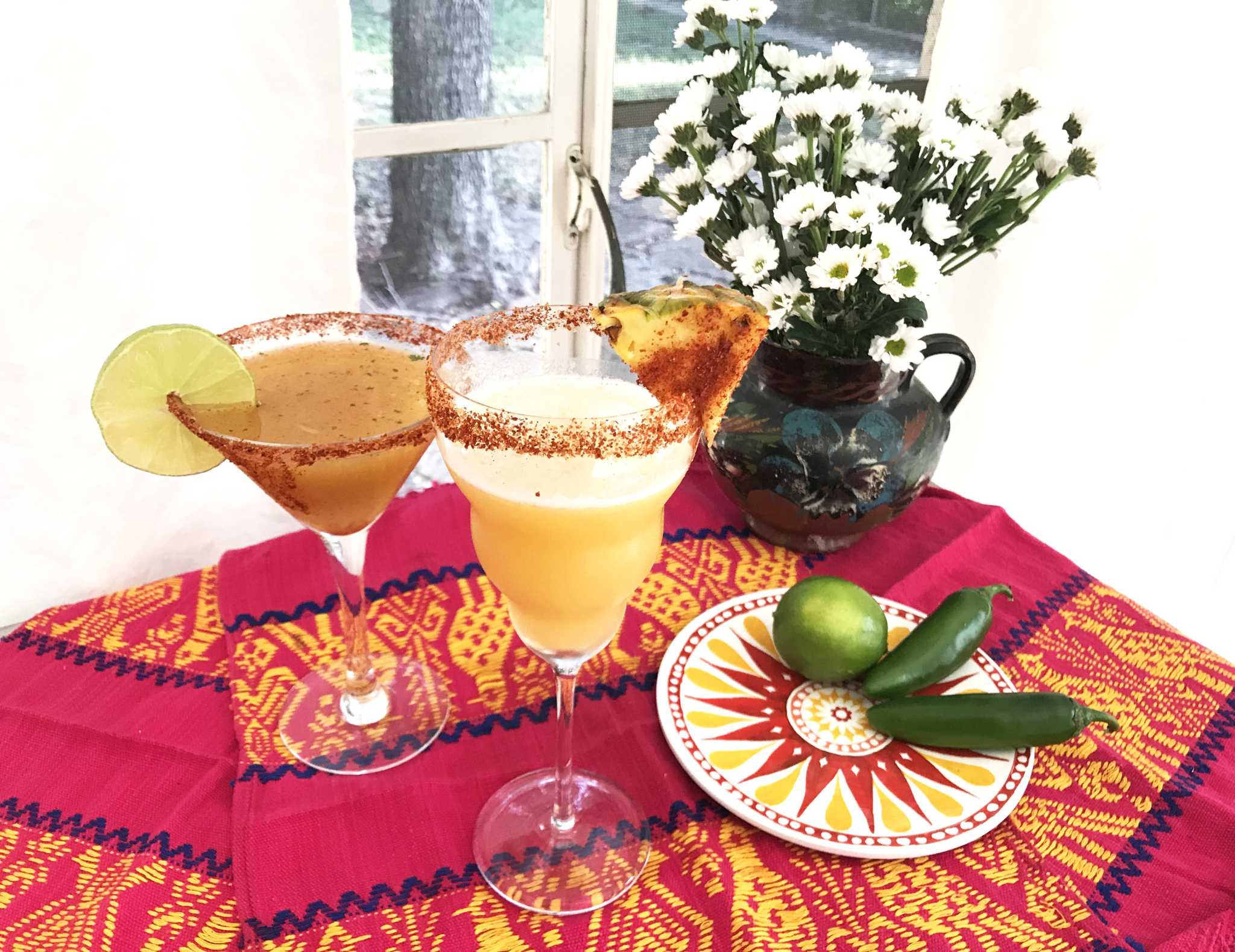 Pineapple, tequila and jalapeño make for a great altmargarita