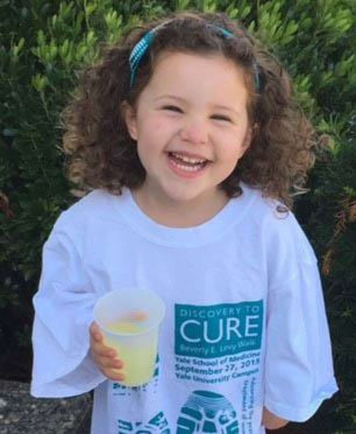 Emma Levinson, 6, will sell lemonade at 170 Kings Highway in Milford, Conn. on Sunday, Sept. 1, 2019 from 11:30 a.m. to 3 p.m., to raise money for cancer research.