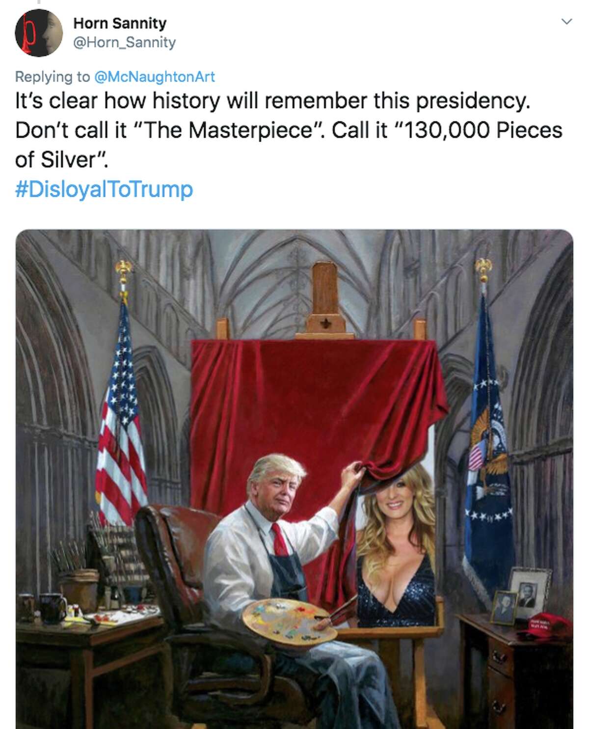 The Internet Had A Field Day With Artist's Pro-Trump Painting