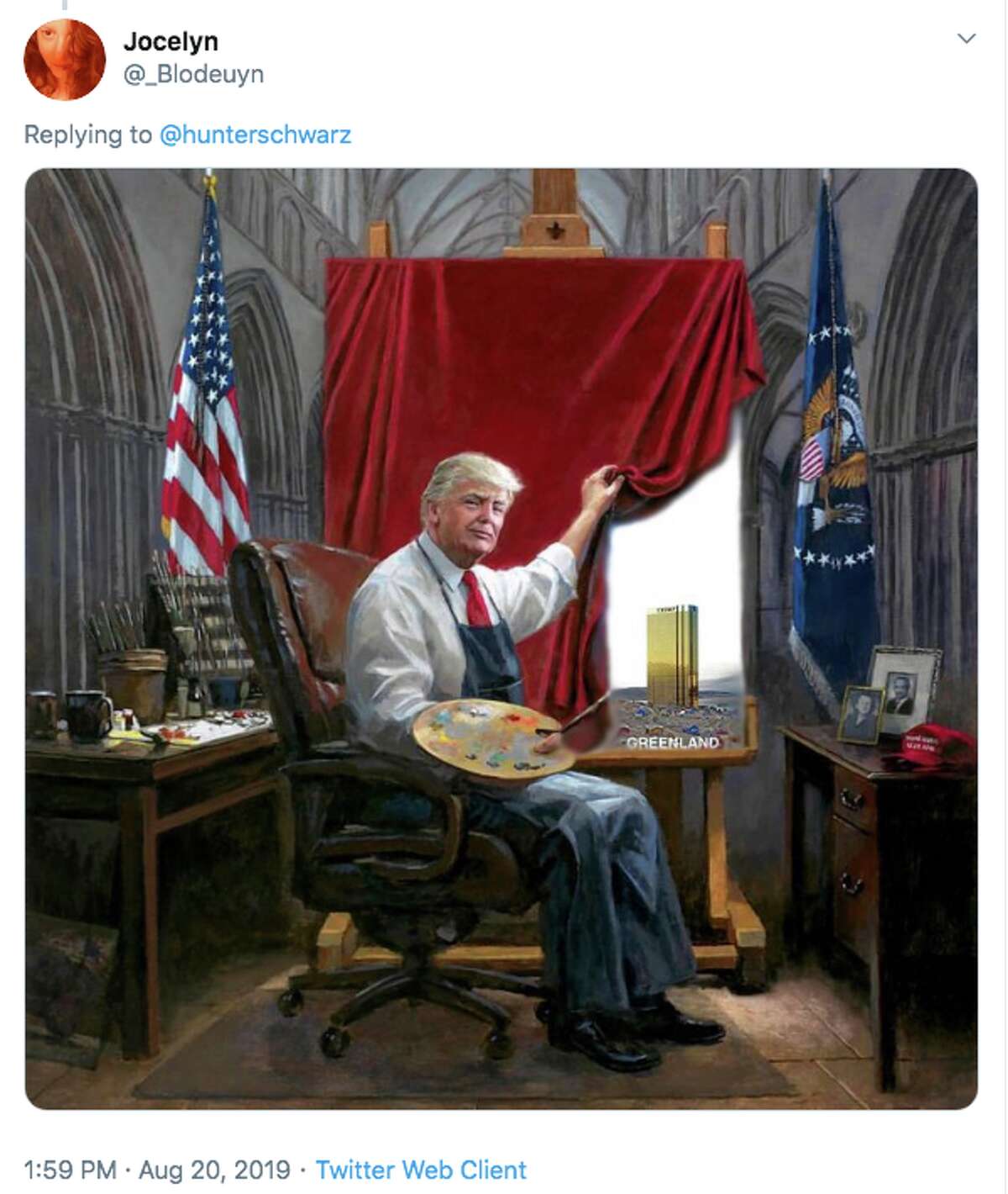 The Internet Had A Field Day With Artist S Pro Trump Painting