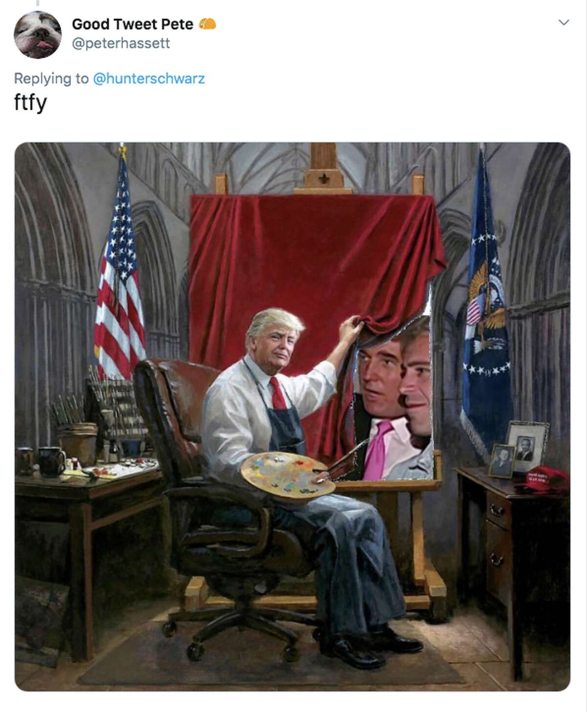 The Internet Had A Field Day With Artist S Pro Trump Painting