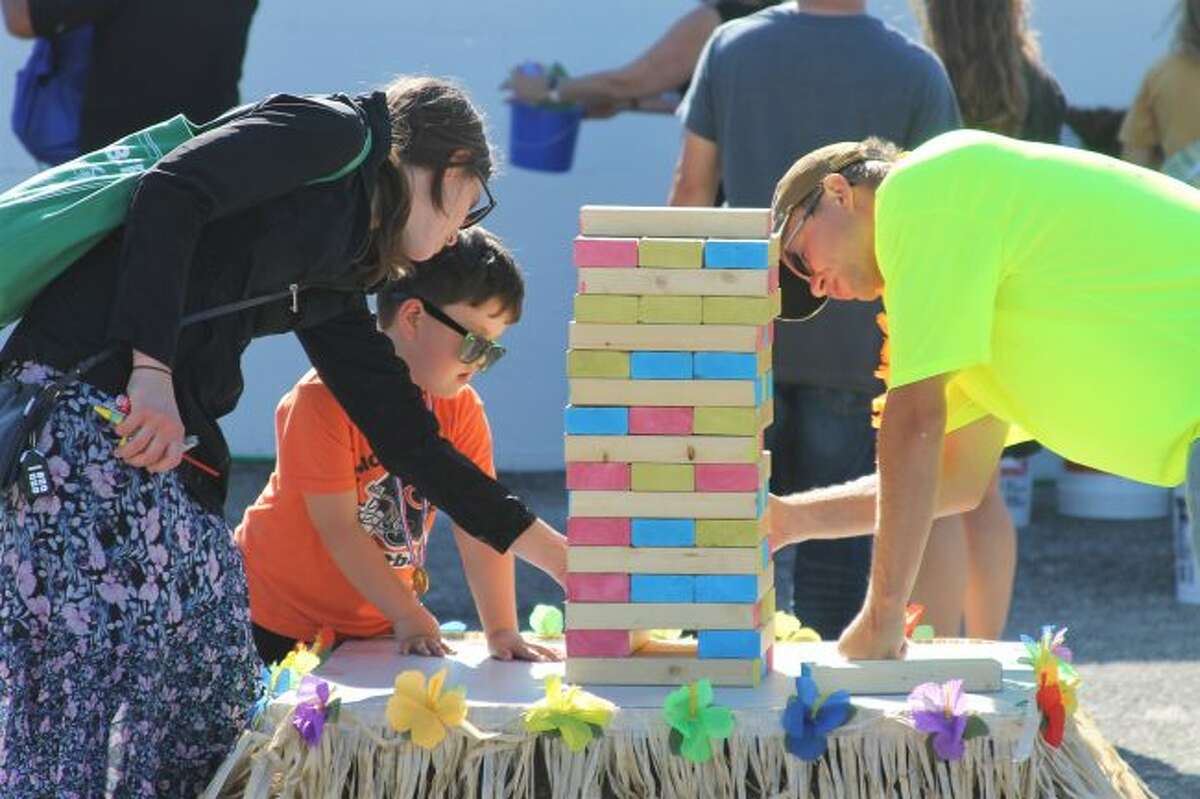 A community celebration Onekama family fun with Block Party