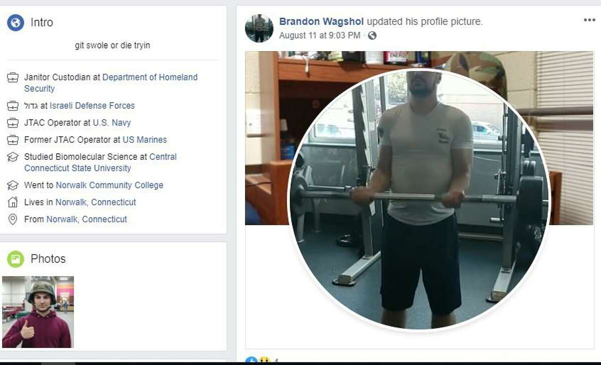 Screenshots from social media sites linked to Brandon Wagshol.