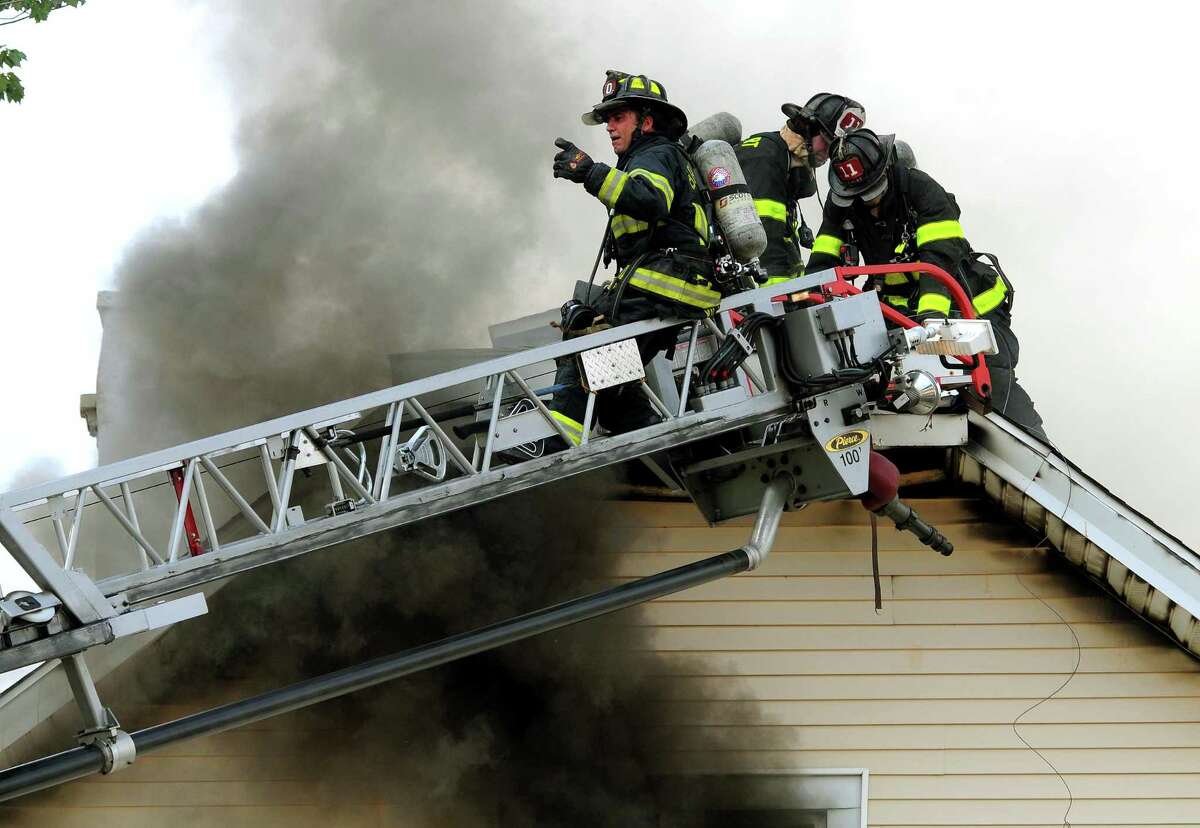 Bridgeport fire sends 1 occupant, 3 firefighters to hospital