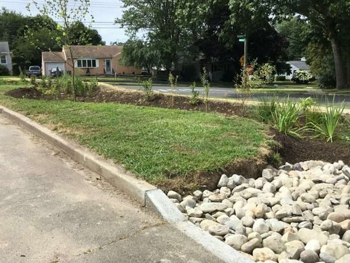 West Haven’s first rain garden has been installed at Pagels Elementary School, according to the city.