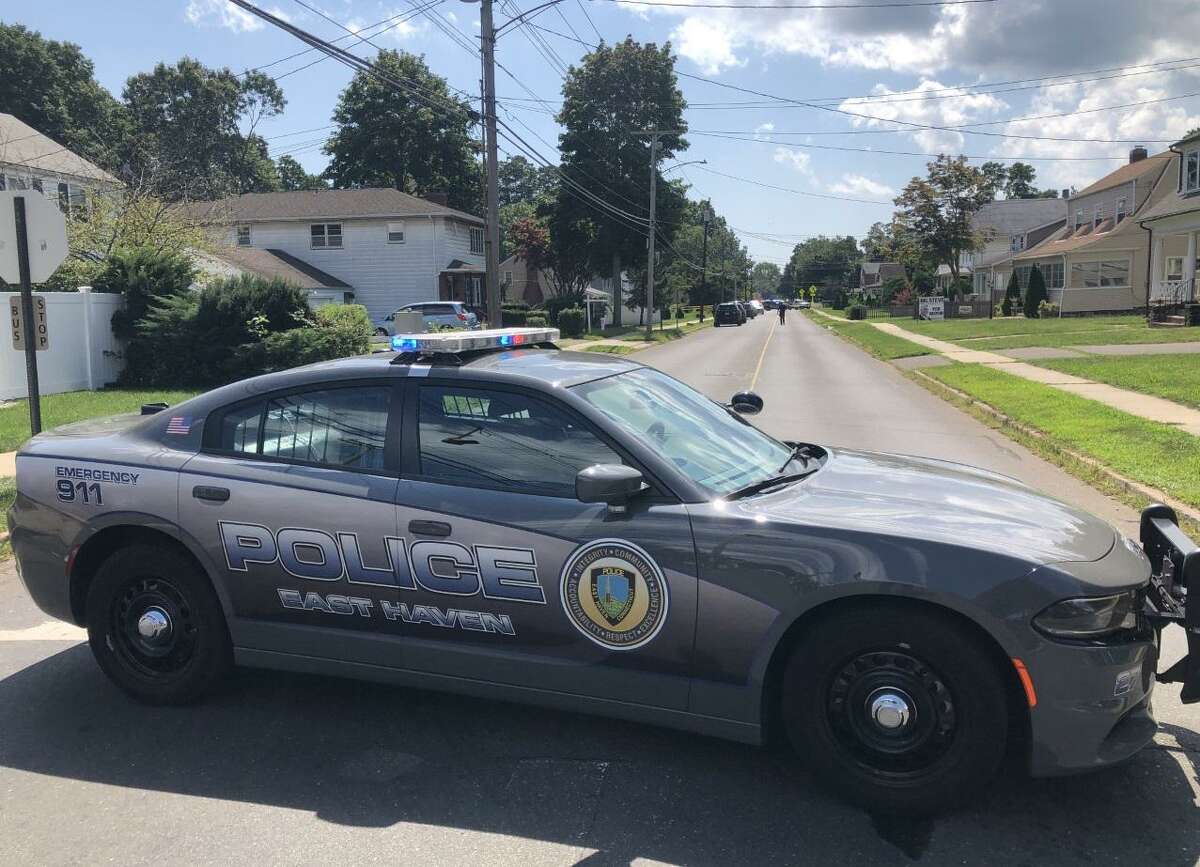 An East Haven police vehicle.
