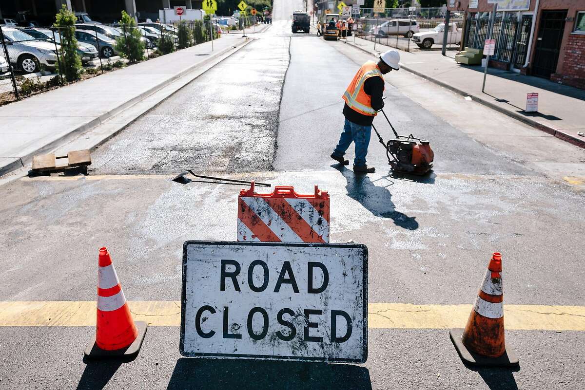 Oakland kicks off ‘Great Pave’ with fresh asphalt for Fruitvale side street