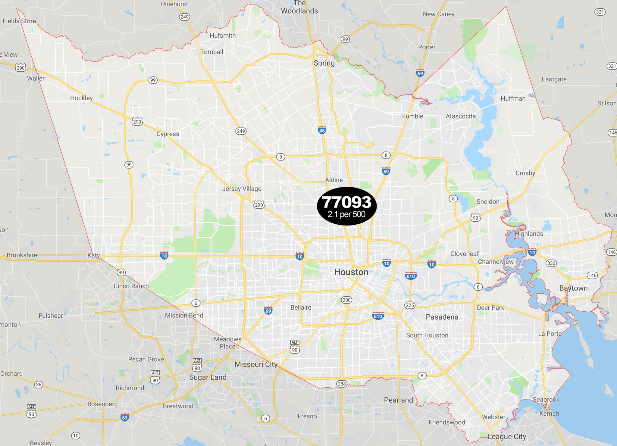 Harris County Zip Code Map These Harris County Zip Codes Have The Highest Rates Of Sex Offenders