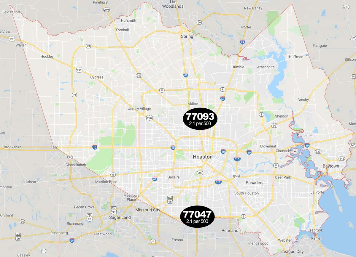 Houston Texas Zip Code Map These Harris County Zip Codes Have The Highest Rates Of Sex Offenders