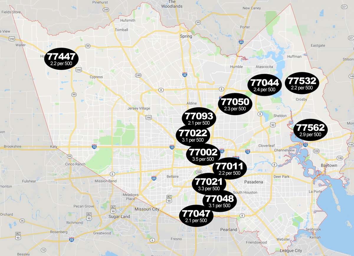These Harris County Zip Codes Have The Highest Rates Of Sex Offenders 9738