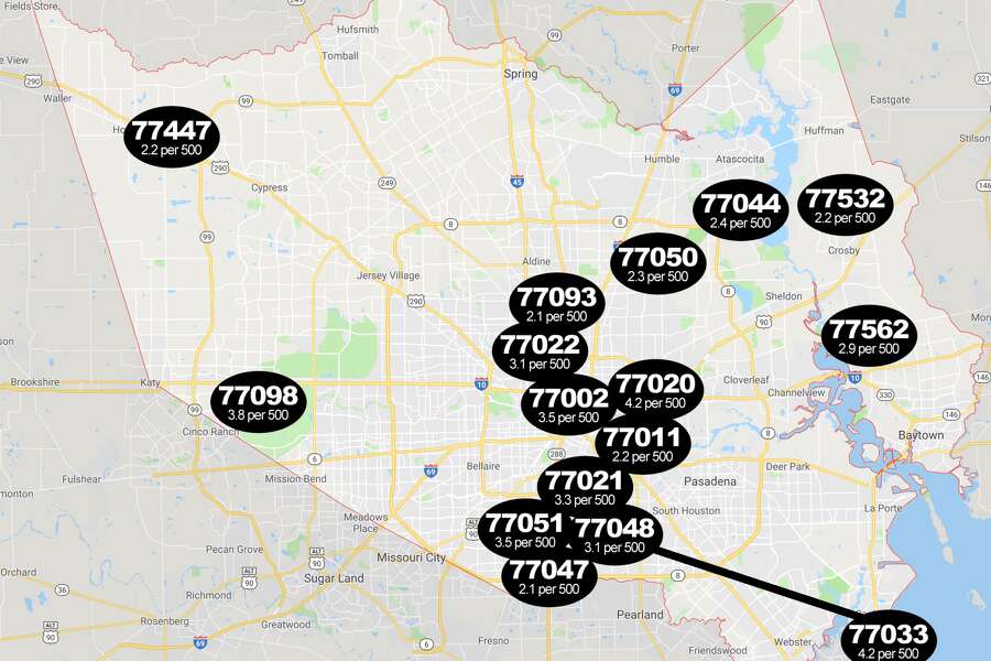 No Treat These Harris County Zip Codes Have The Highest Rate Of Sex