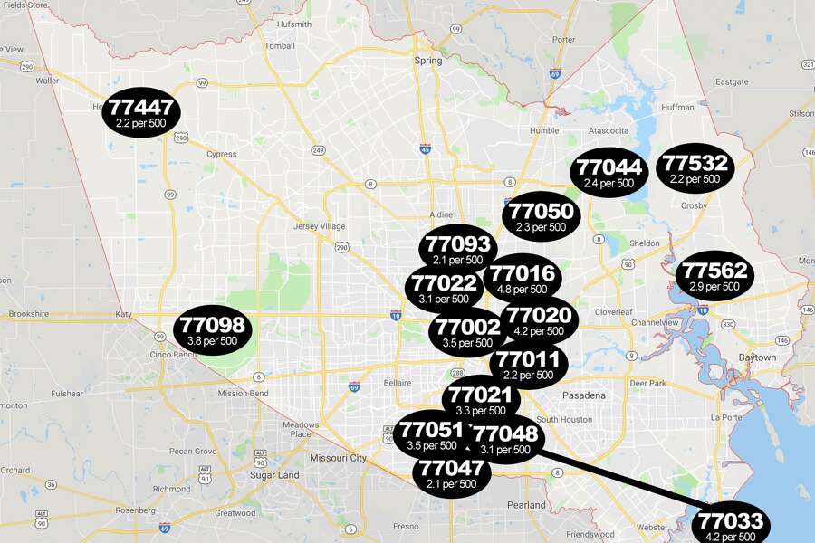 No Treat These Harris County Zip Codes Have The Highest Rate Of Sex