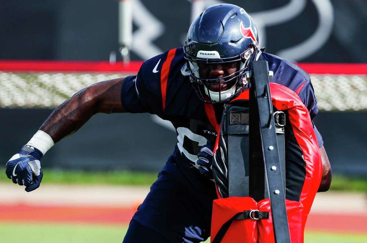 Tackle Roderick Johnson is doing all he can to ensure smooth sledding for the Texans’ offense.