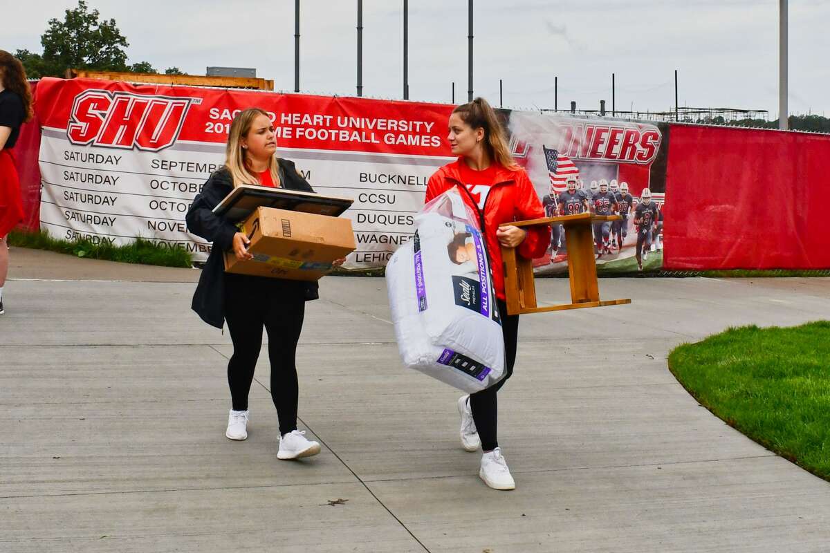 Students moved onto Sacred Heart University’s campus in Fairfield on August 23-26, 2019. Were you SEEN moving on August 23