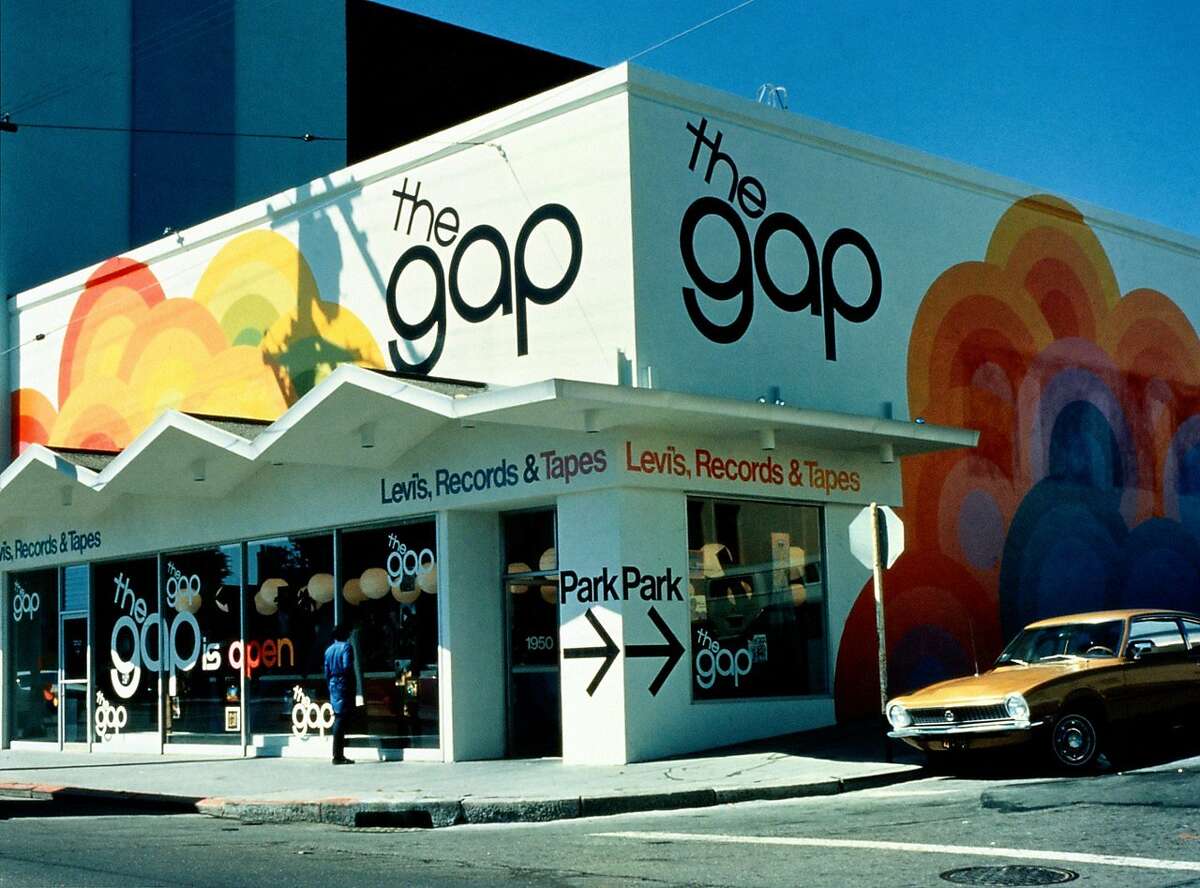 The Gap's original�Ocean Avenue store, 1969.