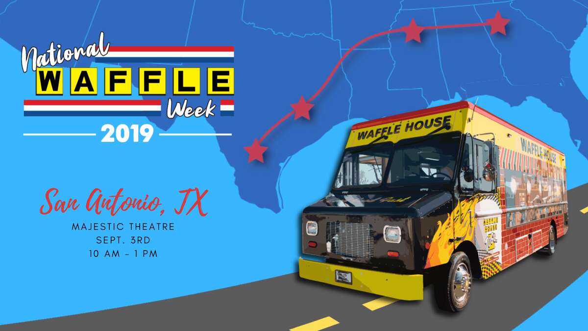 Waffle House is coming to San Antonio, for a day at least. To celebrate National Waffle Week, the chain will park a restaurant on wheels outside the Majestic Theater on Sept. 3 and will be giving out waffles, hashbrowns and swag from 10 a.m. to 1 p.m.
