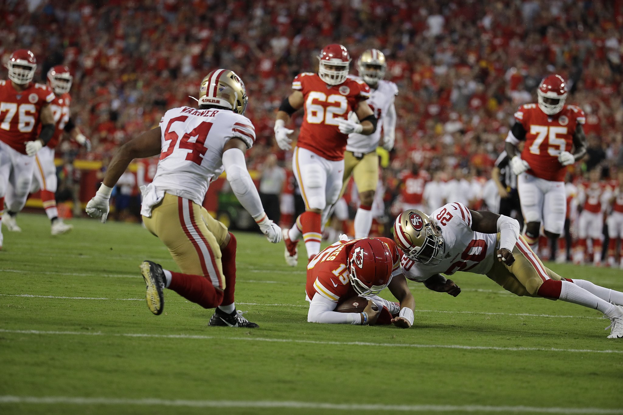 49ers S Jimmie Ward sidelined with hamstring injury