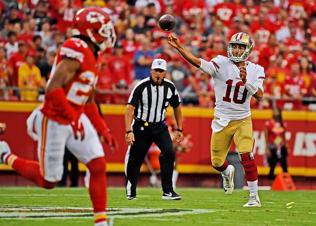 Garoppolo didn't outplay Mahomes through three Super Bowl quarters -  Arrowhead Pride