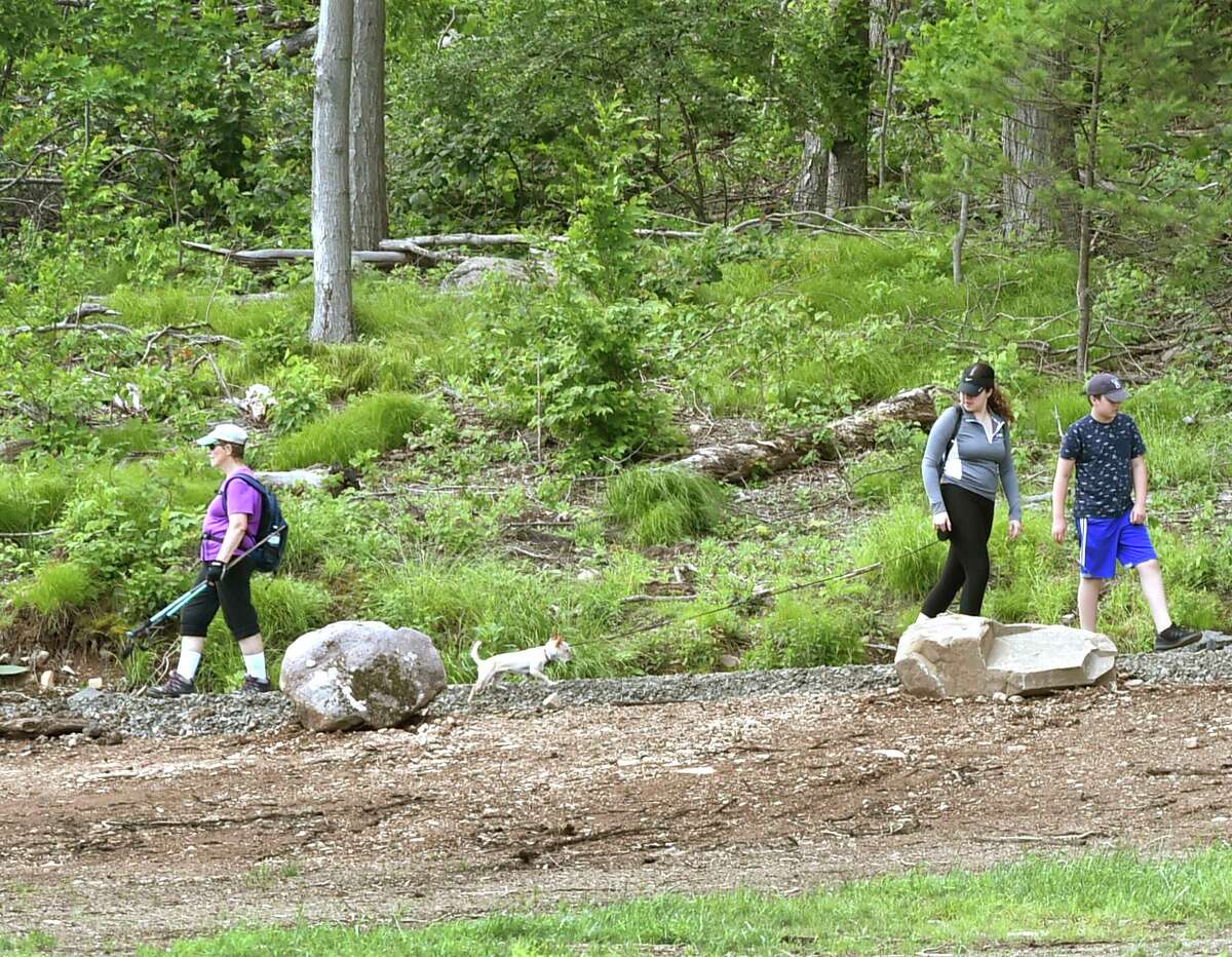 Hamden, Connecticut - Friday, June 14, 2019: Sleeping Giant State Park reopened to the public on Friday. The park has been closed since May 2018 as the result of damage caused by a tornado and severe storms, according to CT.Gov. Work has been completed making the park and the trails safe for hikers and picnicking visitors. The cost of the restoration totaled $735,000 and approximately 75% will be reimbursed by the Federal Emergency Management Agency. Sleeping Giant Park is over 1,400 acres of land, "including almost 2-miles of mountaintop resembling a large human figure lying in repose, the 'sleeping giant'".