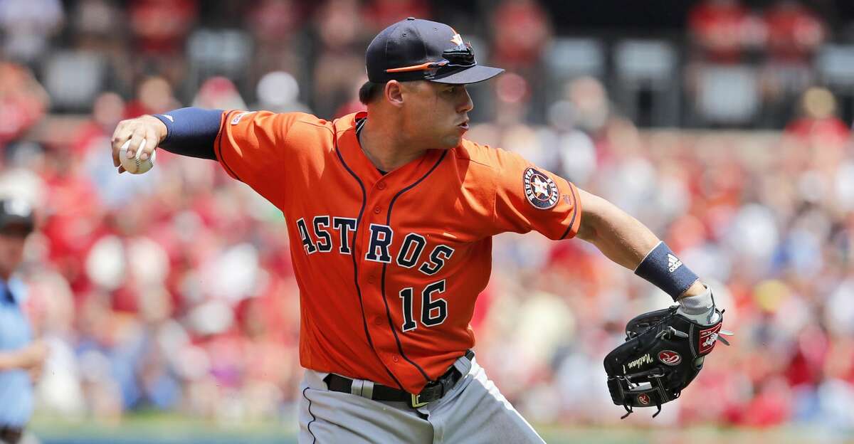 PHOTOS: Astros game-by-game Houston Astros third baseman Aledmys Diaz throws out St. Louis Cardinals' Tommy Edman at first during the first inning of a baseball game Sunday, July 28, 2019, in St. Louis. (AP Photo/Jeff Roberson) Browse through the photos to see how the Astros have fared in each game this season.