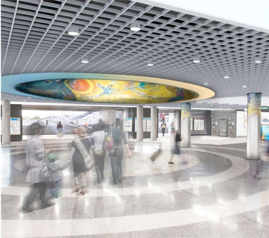 Only 2 years late: Powell St. BART station's ceilings are almost finished
