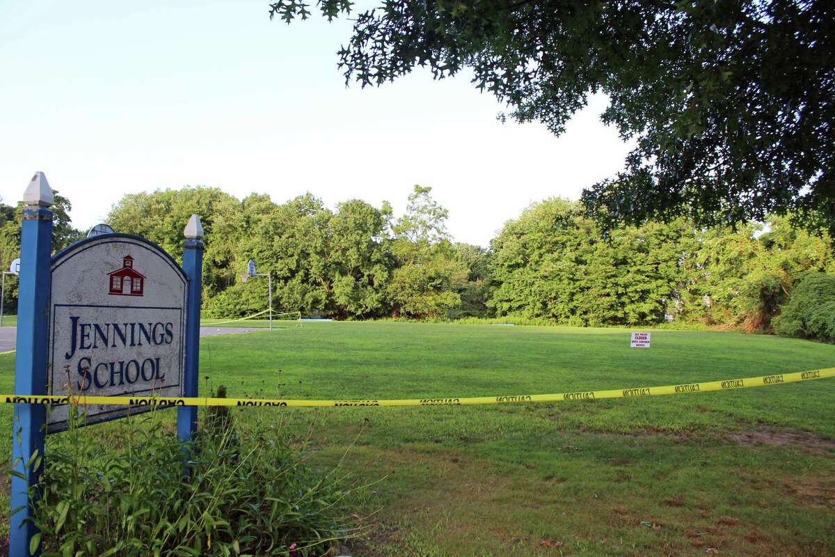The Jennings Elementary School soccer field was closed to rid the area of arsenic.