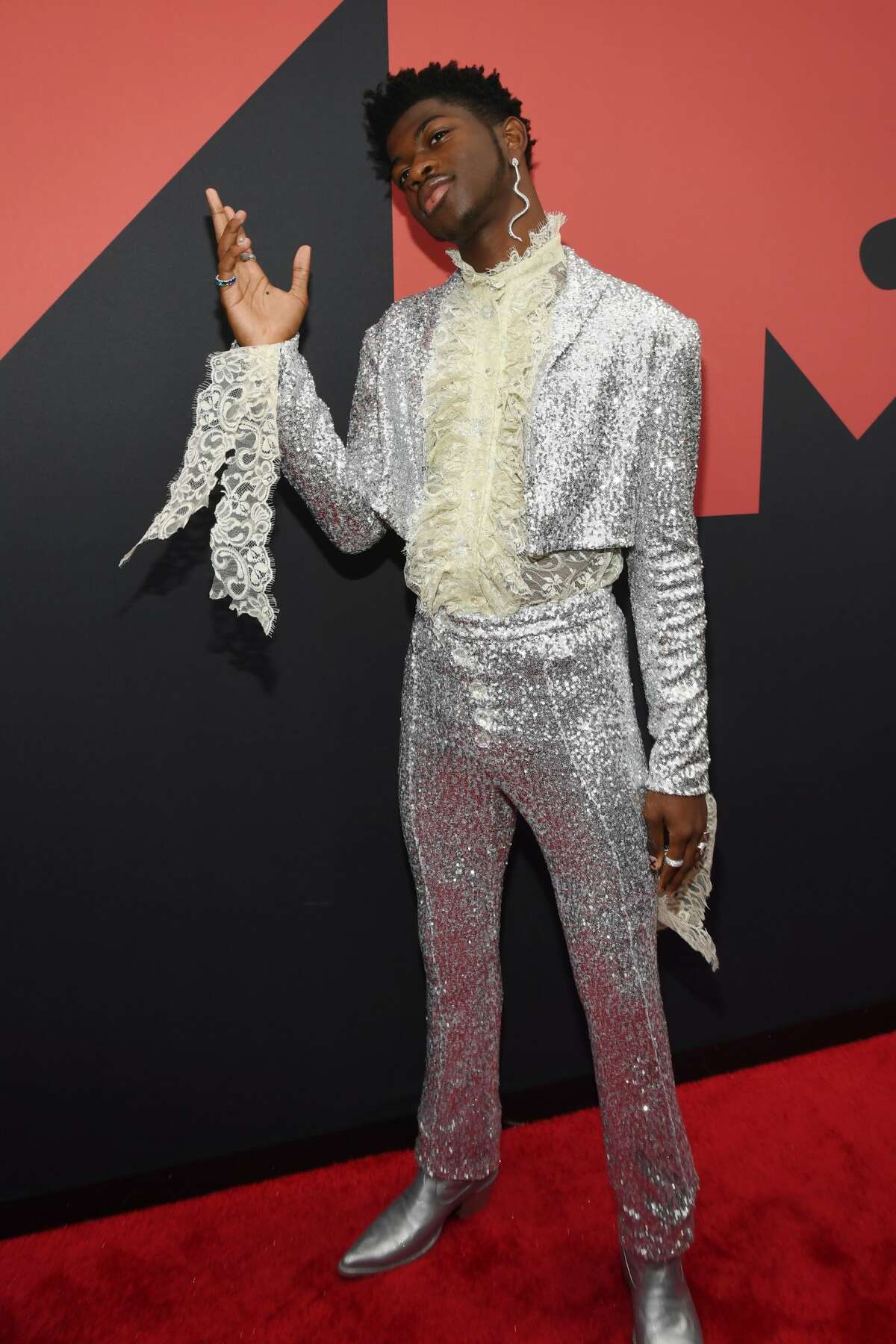 Lil Nas X attends the 2019 MTV Video Music Awards at Prudential Center on August 26, 2019 in Newark, New Jersey. (Photo by Kevin Mazur/WireImage)