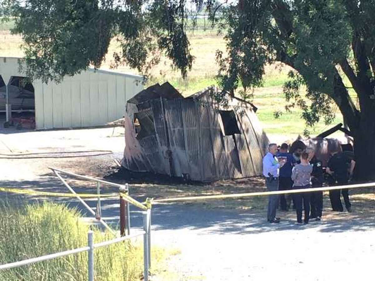A man was found burned to death on a property in Isleton, California.