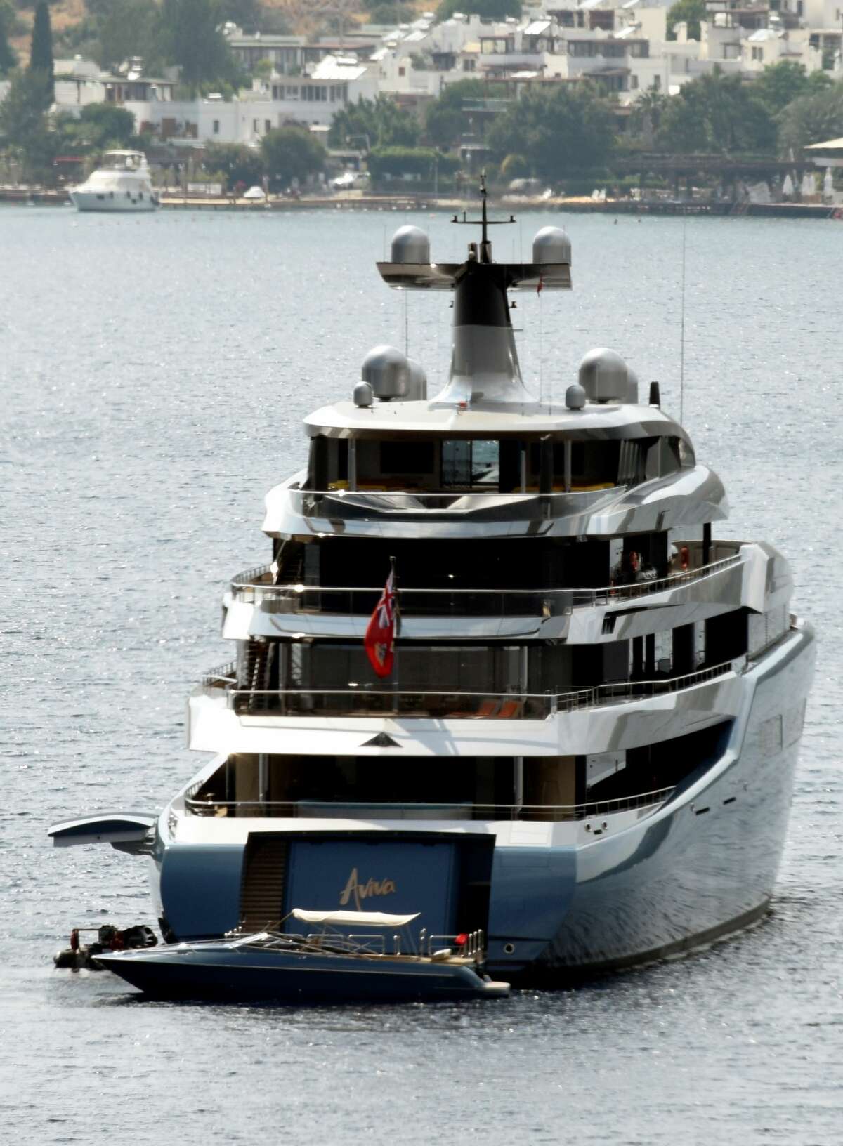 The monster yacht of a sports team owner spotted in SF Bay