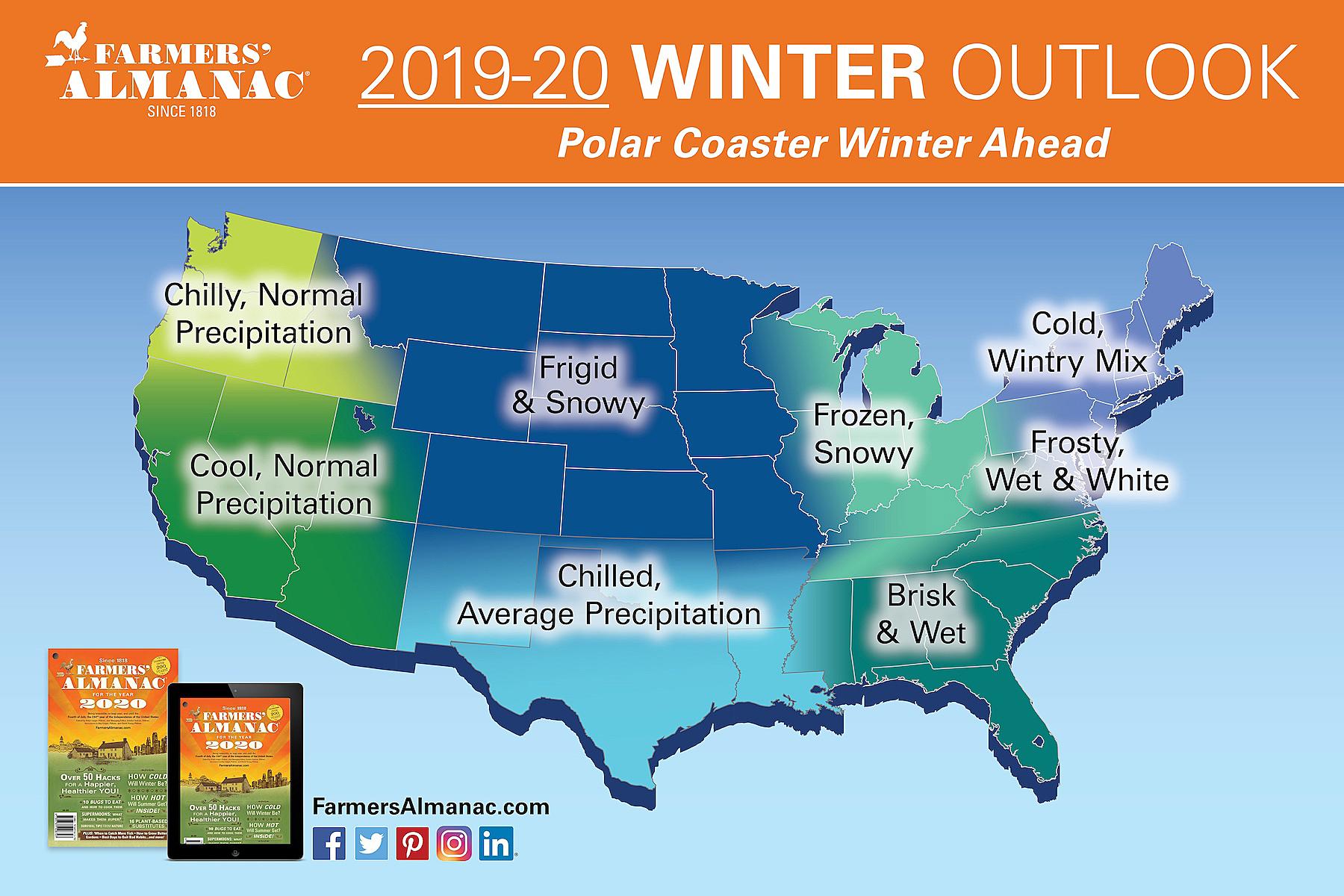 Farmers’ Almanac CT winter to be colder than usual