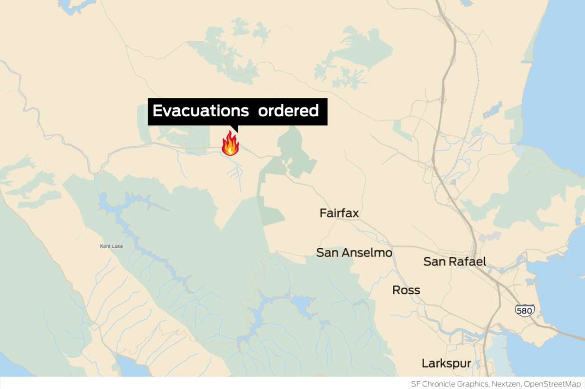 An evacuation warning is in place “out of an abundance of caution” for Rancho Santa Margarita East, according to Marin County Fire.