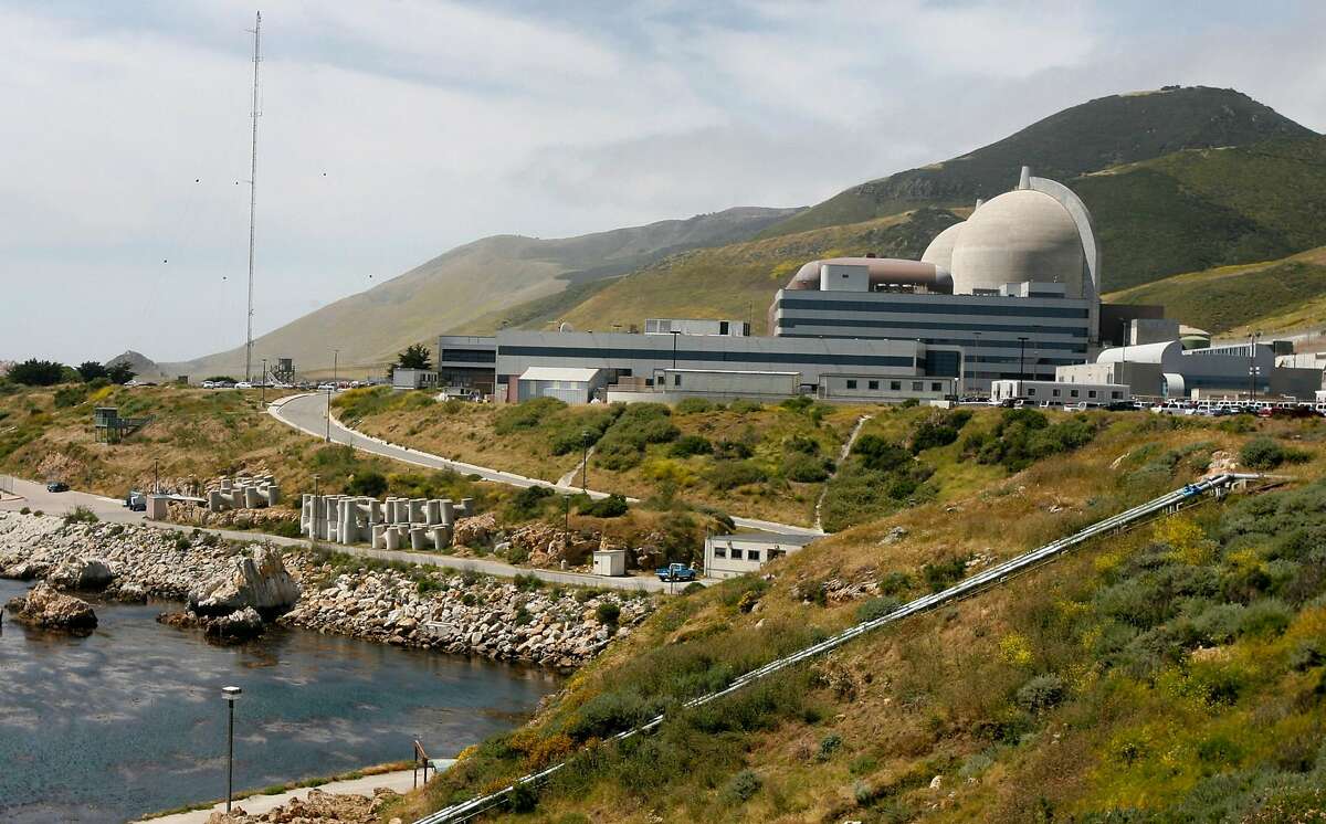 PG&E's Diablo Canyon nuclear power plant in Avila Beach, Calif. on Friday, May 26, 2006. The two spent fuel storage pools are nearing its capacity of 2,648 cells so plant officials are constructing a dry cask storage area to hold future radioactive fuel cell waste.