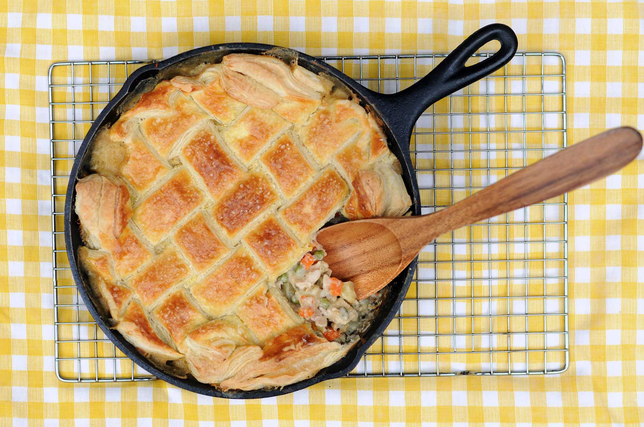 Wednesday Recipe CastIron Chicken Pot Pie