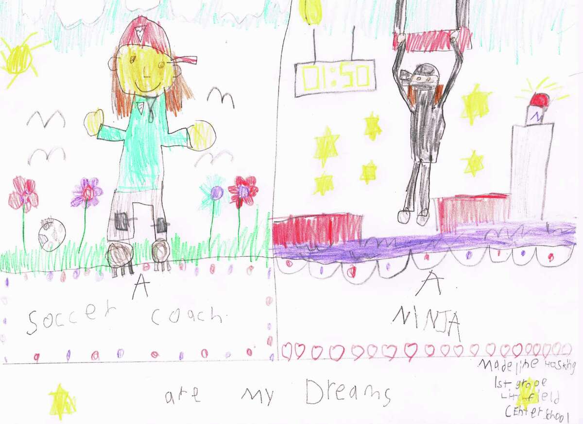 A number of Litchfield County students were among the winners of the recent CHET Win Big poster and essay contest. Pictured is a poster by Madeline Hosking, from Center School in Litchfield.