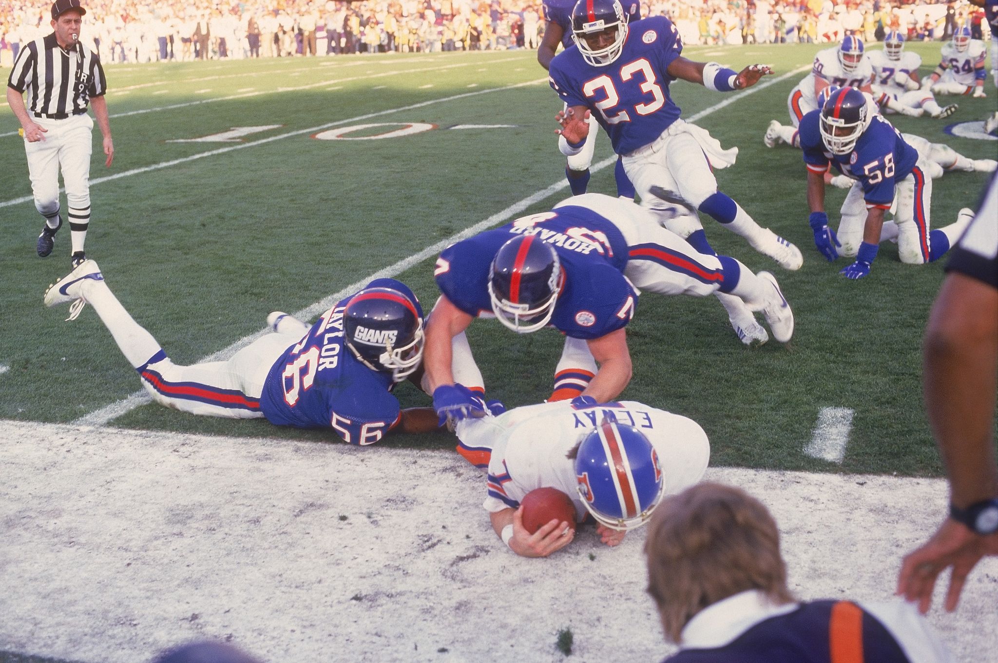 Brian Bosworth of the Seattle Seahawks circa 1987 in Pittsburgh