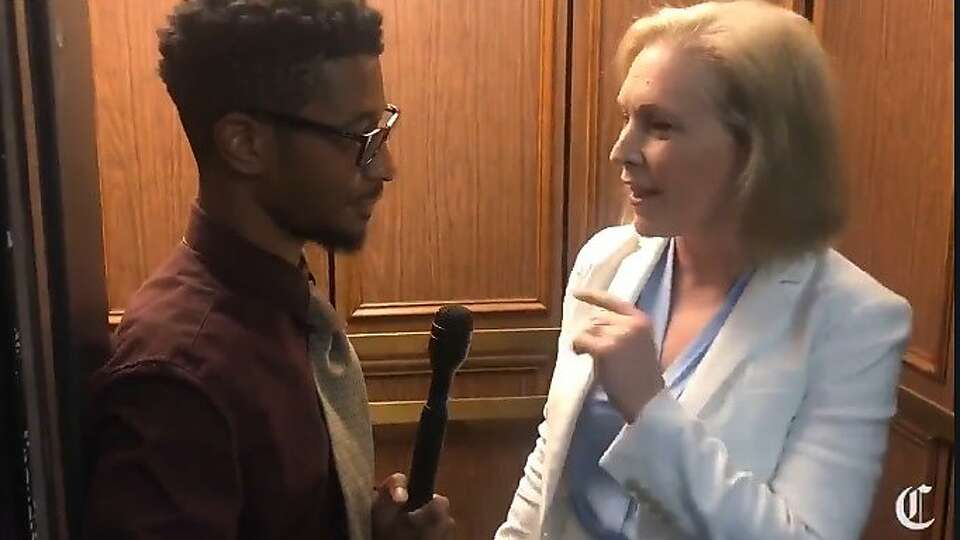 Gillibrand out: Is there a Chronicle ‘elevator pitch’ jinx?!