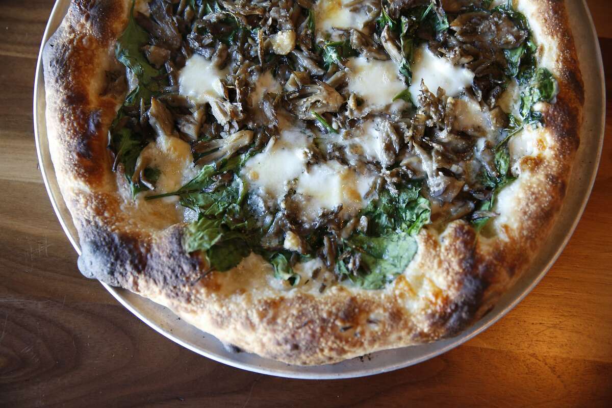 OG Bear pizza is seen at Flour + Water Pizzeria on Friday, August 16, 2019 in San Francisco, CA.