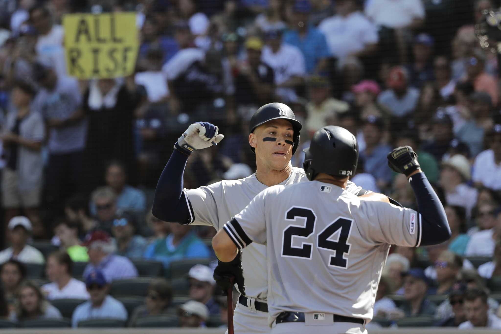 Despite the standings, the Yankees shouldn't rush Aaron Judge and Gary  Sanchez back - River Avenue Blues