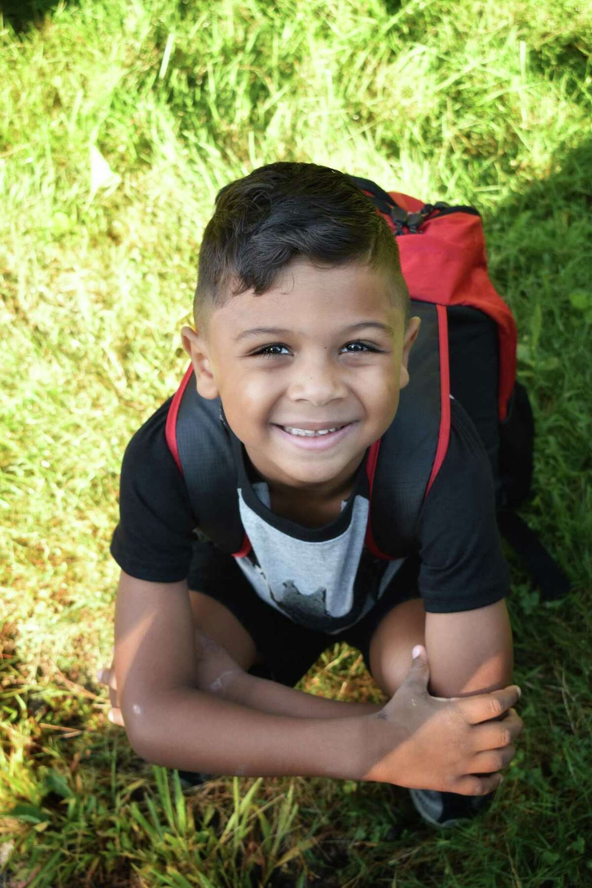 Sebastian, 5, is ready to head back to Jane Ryan School.