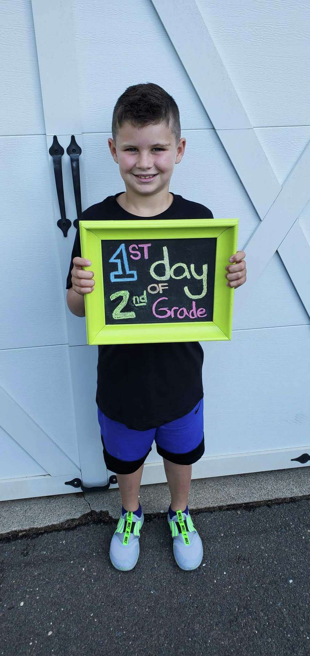 Cole Ganino is excited to begin second grade.