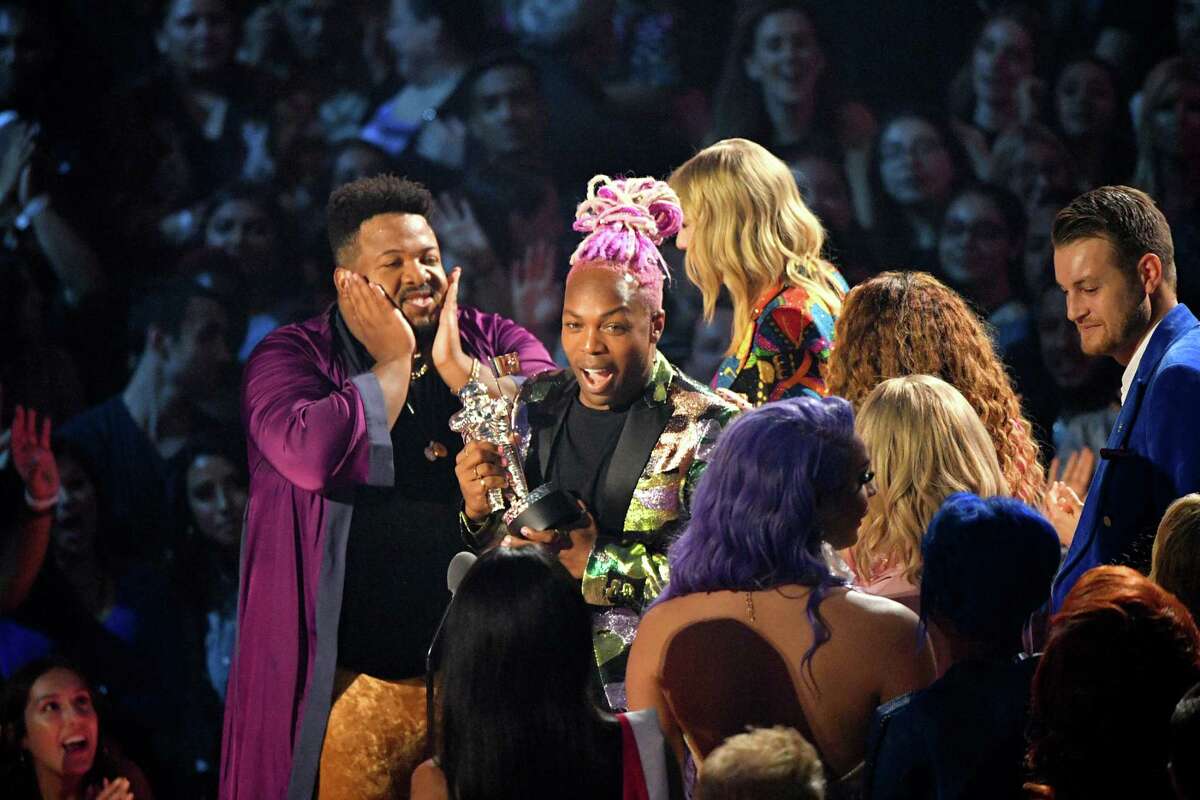Todrick Hall speaks onstage during the 2019 MTV Video Music Awards at Prudential Center on August 26, 2019 in Newark, New Jersey.